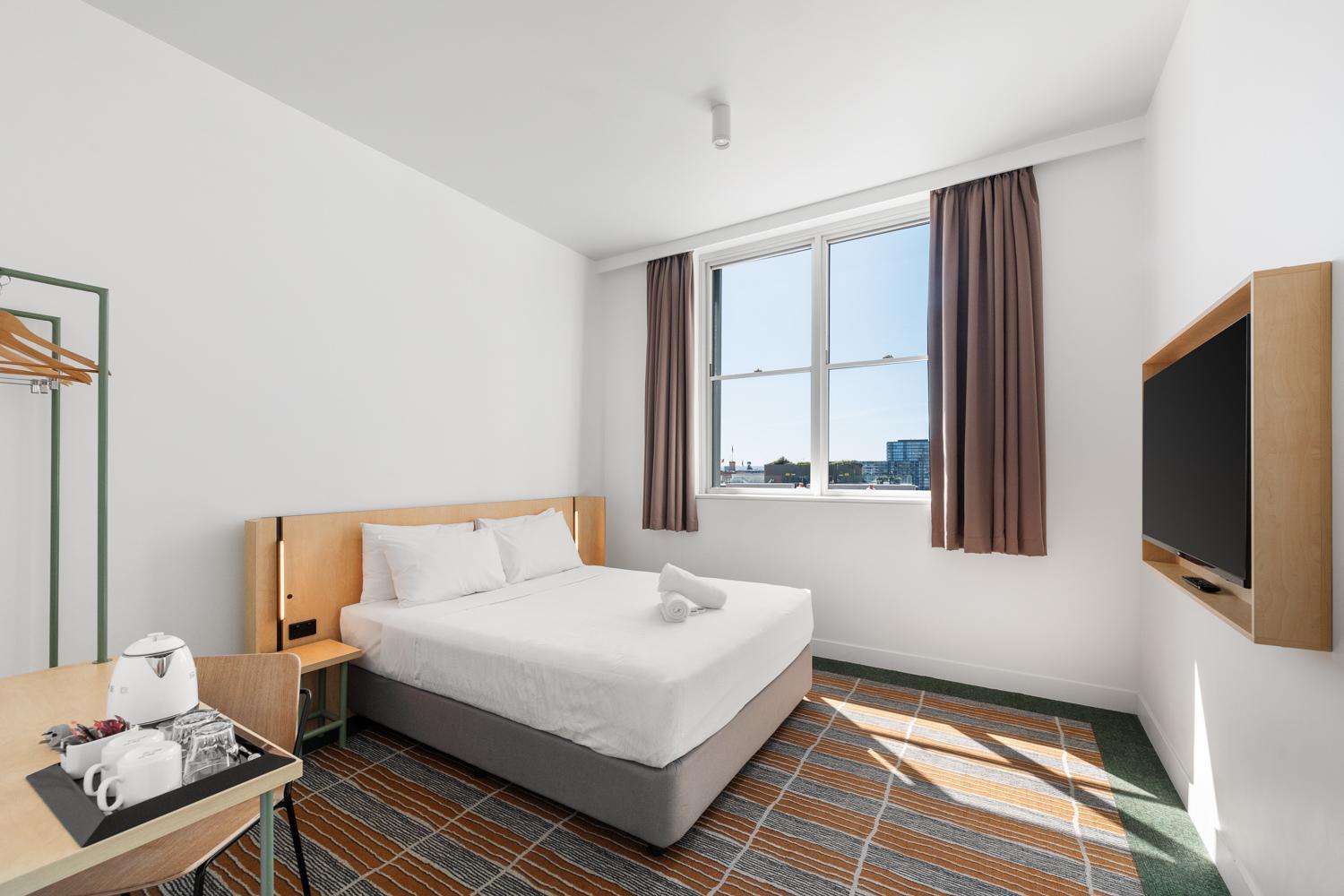 Habitación Ópera con baño y vistas al puerto - 1 cama grande